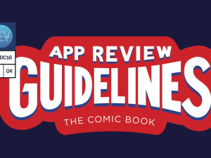 Apple Comic Book shows app review guidelines